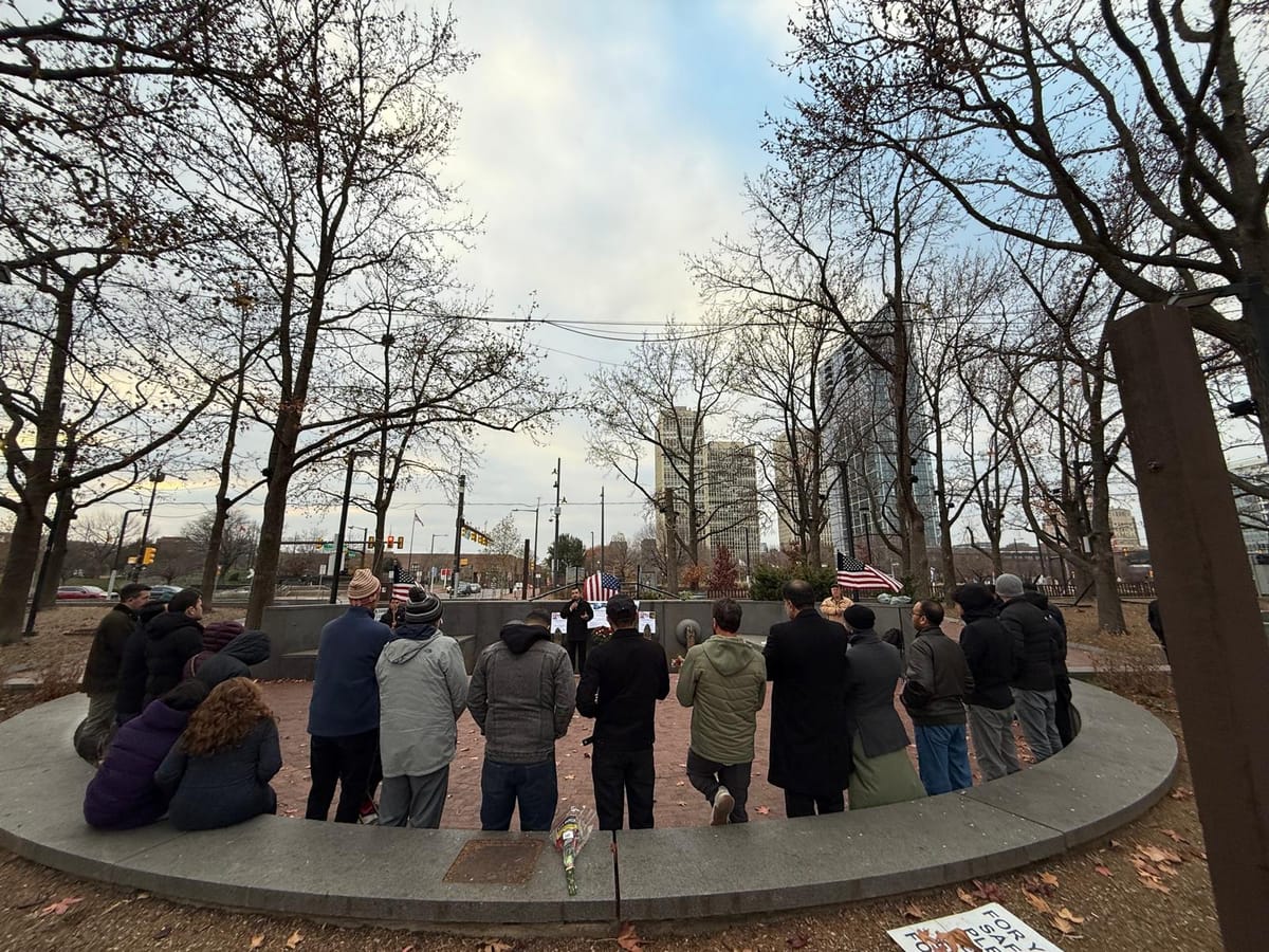 Afghan Philadelphians Condemn Violence and Honor National Guardsmen at Vigil